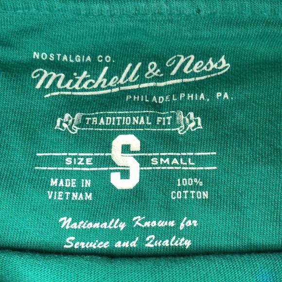 Mitchell & Ness Retro Throwback Seattle SuperSonics Tee Shirt - Picture 4 of 12